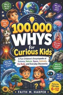 100,000 Whys For Curious Kids (a Fun Children's Encyclopedia Of Science, Nature, Space, Animals, The Body, And Everyday Discoveries)