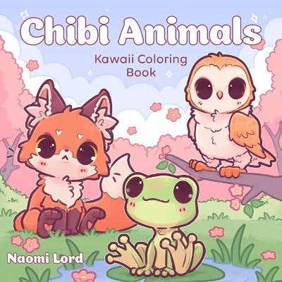 Chibi Animals (kawaii Coloring Book)