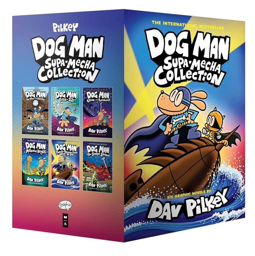 Dog Man Supa-mecha Collection (dog Man #7-12 Box Set)