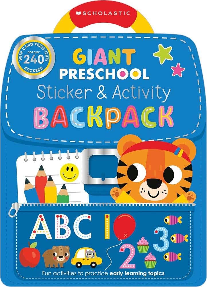 Giant Preschool: Sticker & Activity Backpack (scholastic Early Learners)