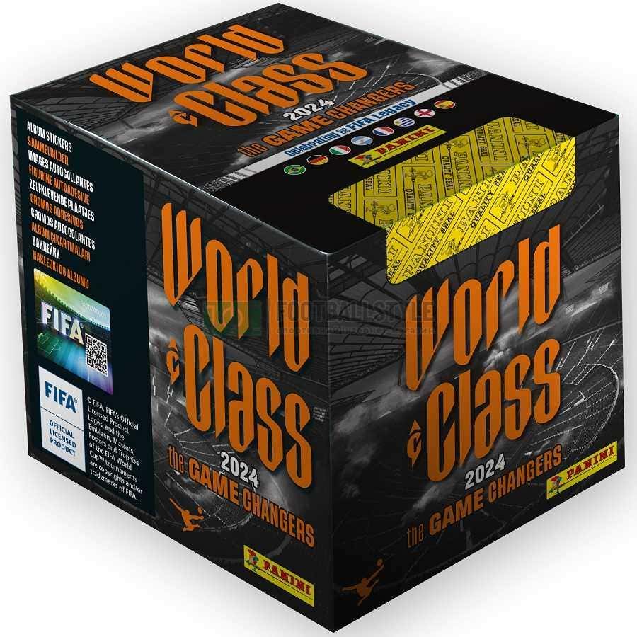 Panini Fifa World Class 2024 Box Of 50 Stickers Pack